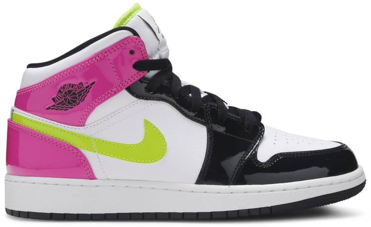 Air Jordan 1 Mid SE GS  Cyber Active Fuchsia  CZ9835-100