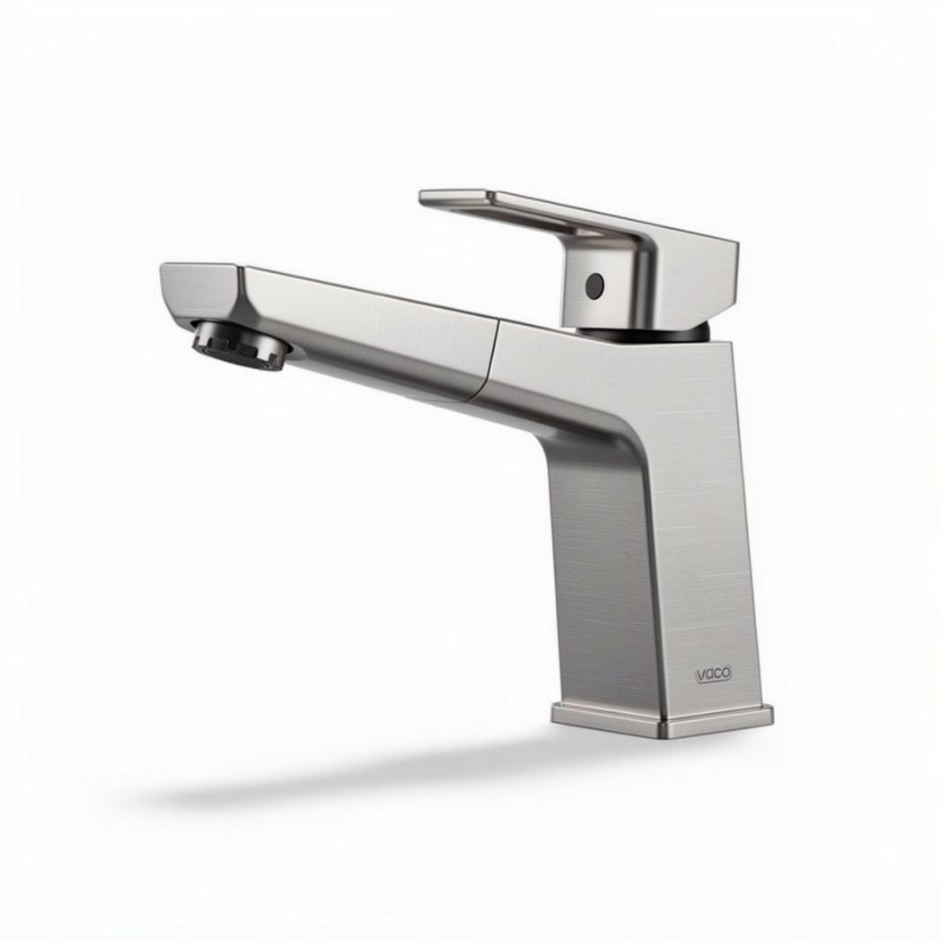 Stainless steel bathroom faucet 25 x 15 x 10cm for sink installation