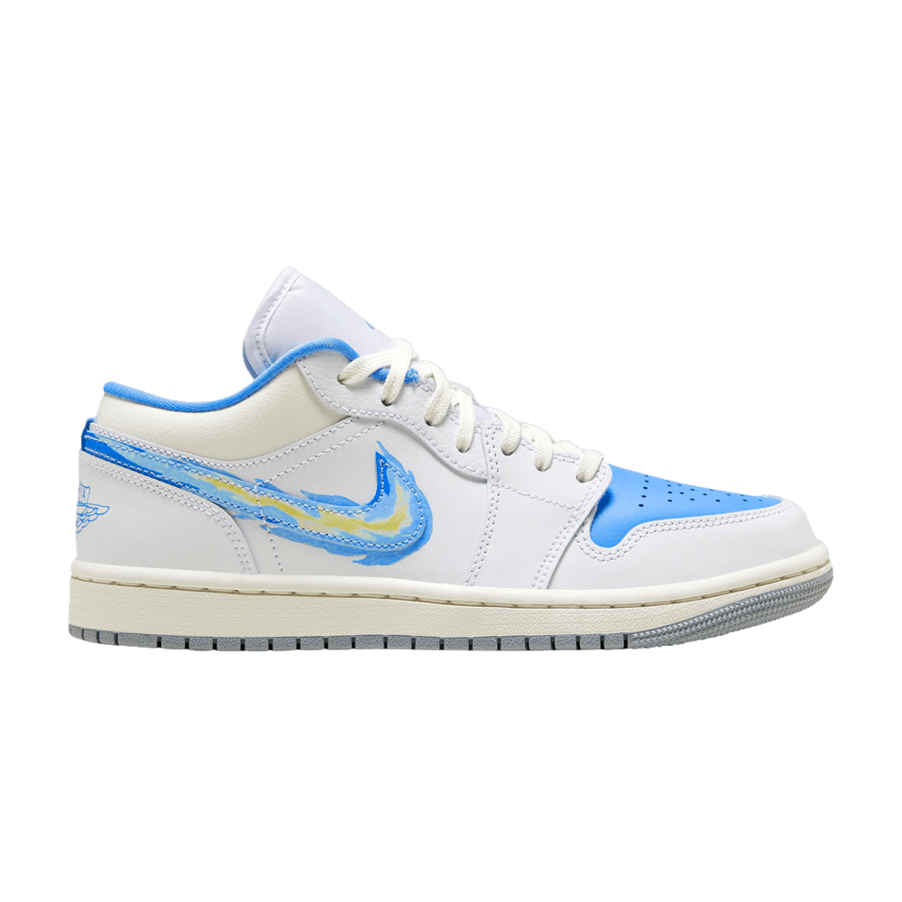 Wmns Air Jordan 1 Low SE  Just Skate   University Blue