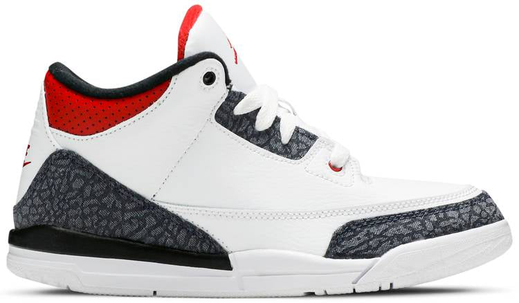 Air Jordan 3 Retro Denim SE PS  Fire Red  DB4168-100
